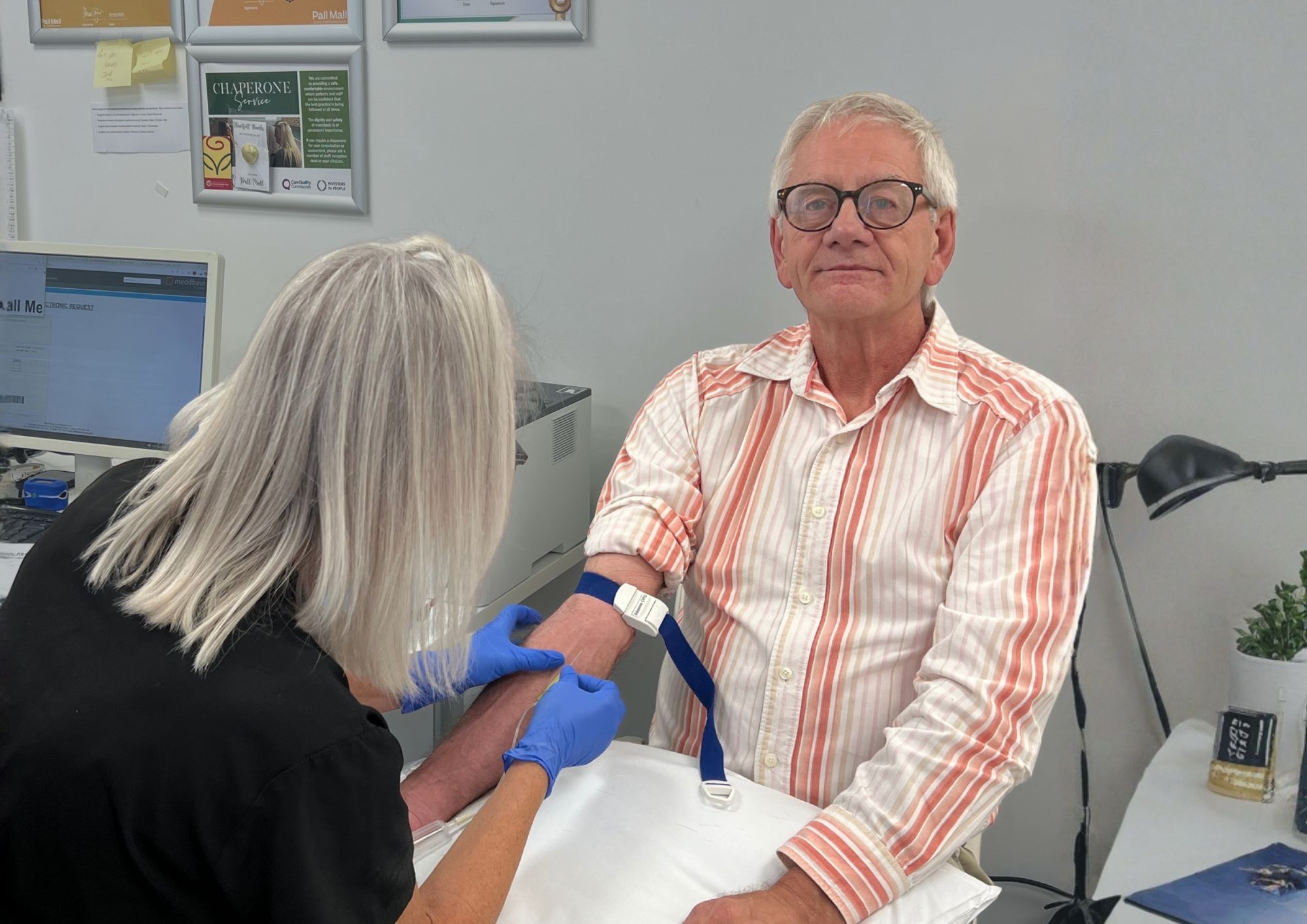 Andrews blood tests at Pall Mall Andrews blood tests at Pall Mall